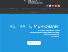 Tablet Screenshot of merkabah.canalizandoluz.com