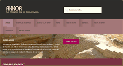 Desktop Screenshot of akkor.canalizandoluz.com
